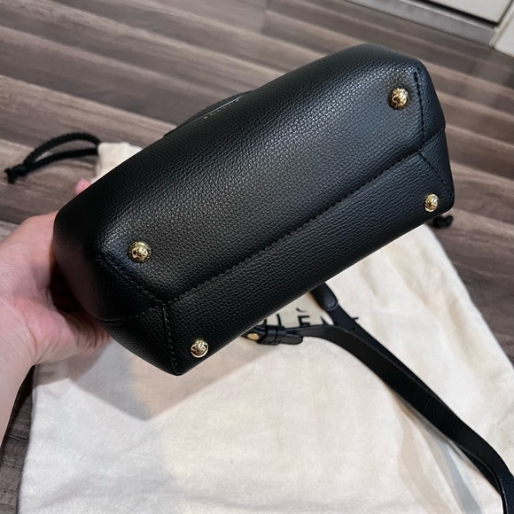 Polene Numero Un Nano Black Textured Leather Women's Crossbody Bag - Picture 3 of 16